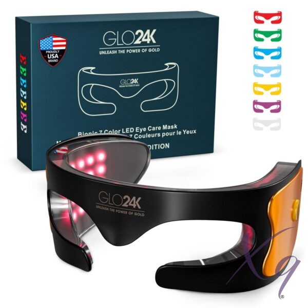 Glo24K Bionic 7 Color Led Eye Care Mask