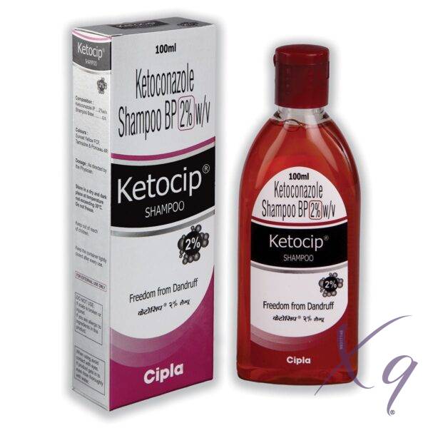 Ketocip Dandruff Antifungal Shampoo 100mL - 2% Ketoconazole