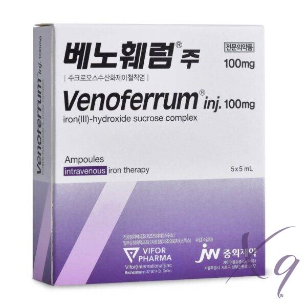 Venoferrum Iron Ferric Hydroxide Sucrose Complex (20mg/mL)