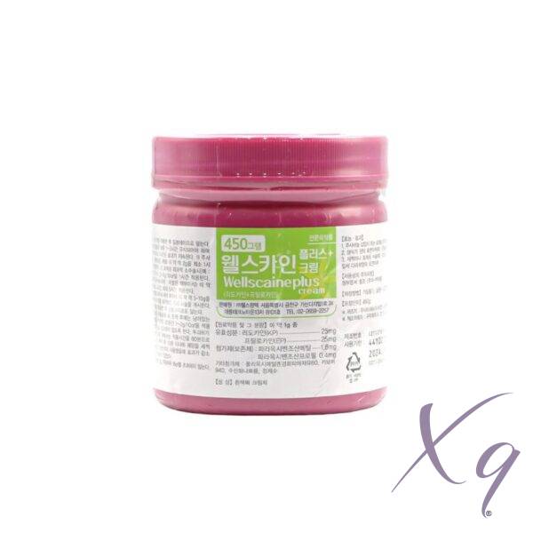 Wellcaine Plus Numbing Cream Prilo + Lido 5% (450g)